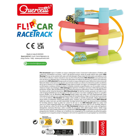 Pista de curse Flipcar ECO Quercetti [5]