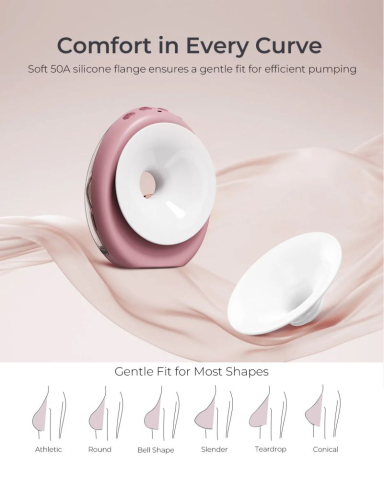 Pompa de san Momcozy Hands-free dubla Air 1 Ultra-Slim [8]