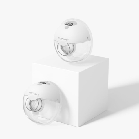 Momcozy - Pompa de san Momcozy Hands-free dubla M5 Grey