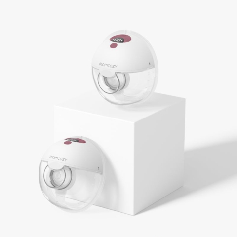 Momcozy - Pompa de san Momcozy Hands-free dubla M5 Red