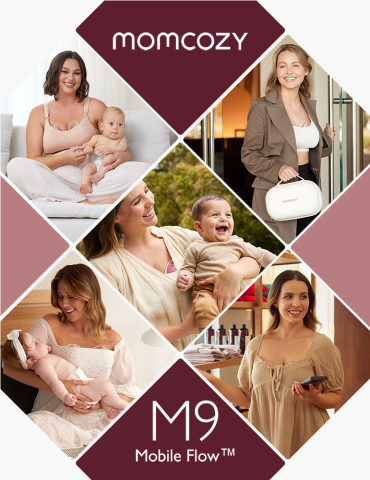 Pompa de san Momcozy Hands-free dubla M9 Red [8]