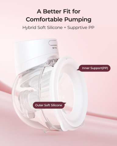 Pompa de san Momcozy Hands-free dubla S12 Pro Quick Pink [5]