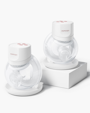 Momcozy - Pompa de san Momcozy Hands-free dubla S12 Pro Quick White
