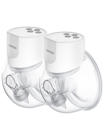 Momcozy - Pompa de san Momcozy Hands-free dubla S12 Pro White