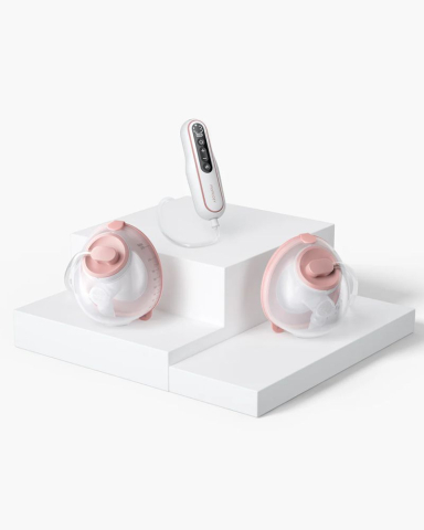 Momcozy - Pompa de san Momcozy Hands-free dubla V2 Pro