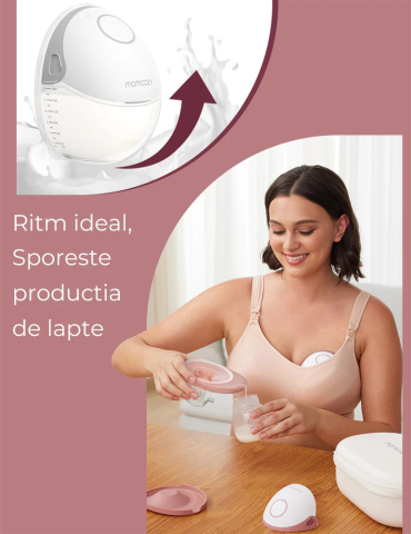 Pompa de san Momcozy Hands-free M6 Red [4]