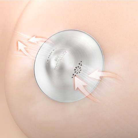 Protectie alaptare Momcozy argint 45 mm set 2 buc Regular [4]