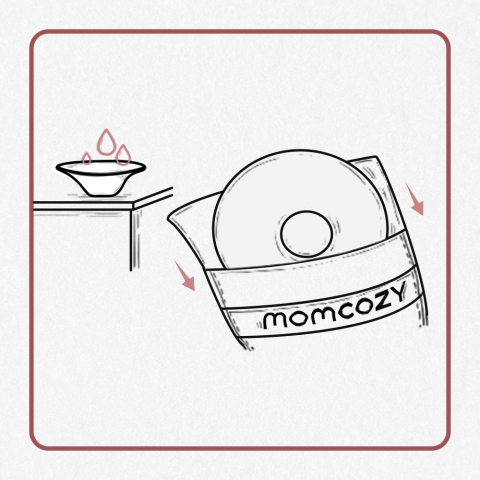 Protectie alaptare Momcozy argint 55 mm set 2 buc L [11]