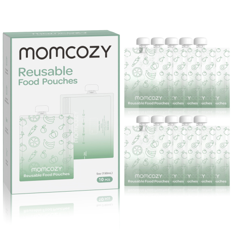 Momcozy - Pungi alimentare reutilizabile Momcozy 150 ml set 10 buc