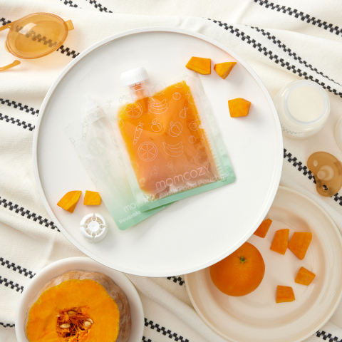 Pungi alimentare reutilizabile Momcozy 200 ml set 10 buc [3]