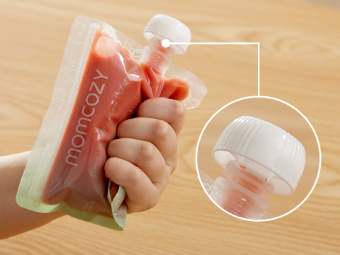 Pungi alimentare reutilizabile Momcozy 200 ml set 10 buc [6]