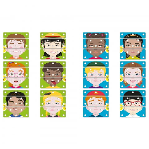 Puzzle Quercetti Make a Face [5]