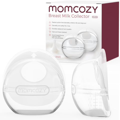 Momcozy - Recipient colector lapte reutilizabil Momcozy 90 ml set 2 buc