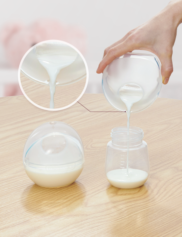 Recipient colector lapte reutilizabil Momcozy 90 ml set 2 buc [10]