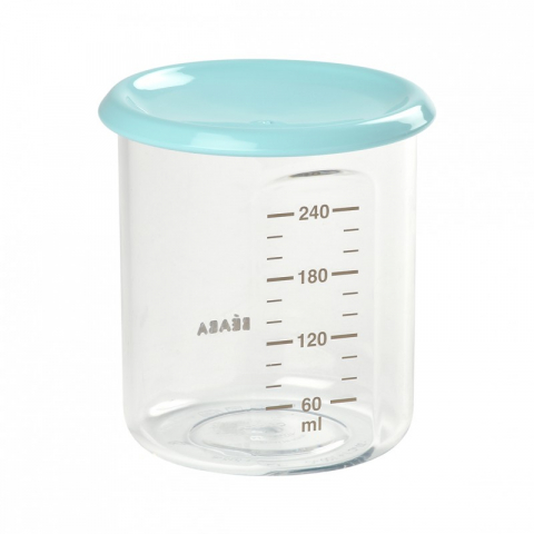 Beaba - Recipient ermetic din Tritan 240ml Bleu