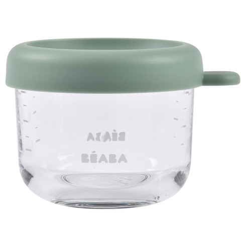 Recipient ermetic sticla Beaba 150 ml Sage Green [3]