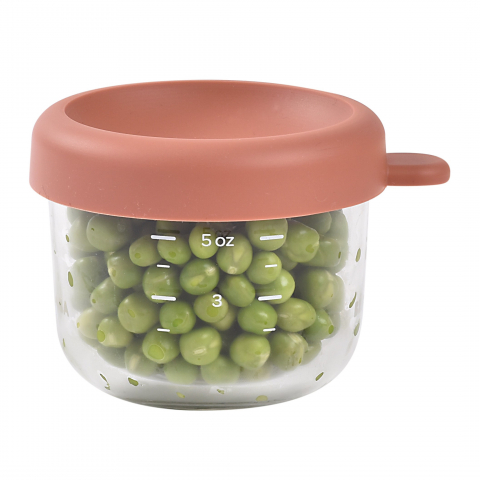 Recipient ermetic sticla Beaba 150 ml Terracotta [2]