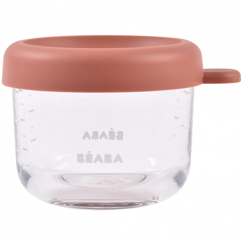 Recipient ermetic sticla Beaba 150 ml Terracotta [3]