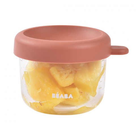 Recipient ermetic sticla Beaba 150 ml Terracotta [1]