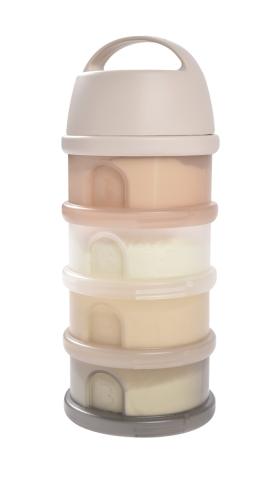 Recipient lapte praf 4 compartimente Beaba transparente Clay [3]