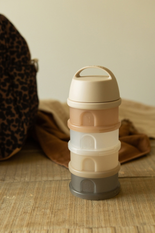 Recipient lapte praf 4 compartimente Beaba transparente Clay [4]