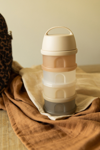 Recipient lapte praf 4 compartimente Beaba transparente Clay [5]