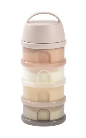 Recipient lapte praf 4 compartimente Beaba transparente Clay [7]