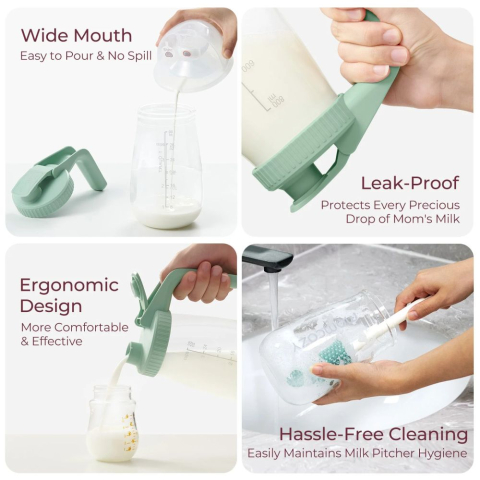 Recipient sticla pentru depozitare lapte Momcozy 946 ml [3]
