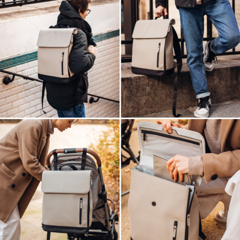 Rucsac de infasat Beaba Oslo Clay [4]