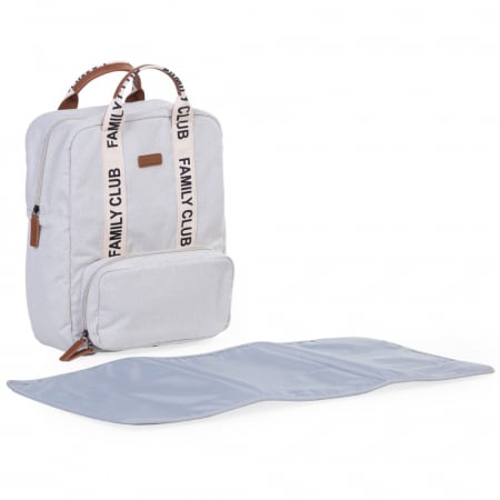 Rucsac de infasat Childhome Family Club Signature Alb [1]