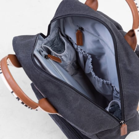 Rucsac de infasat Childhome Family Club Signature Negru [5]