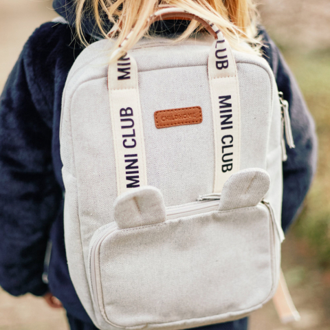 Rucsac pentru copii Childhome Mini Club Signature Alb [2]