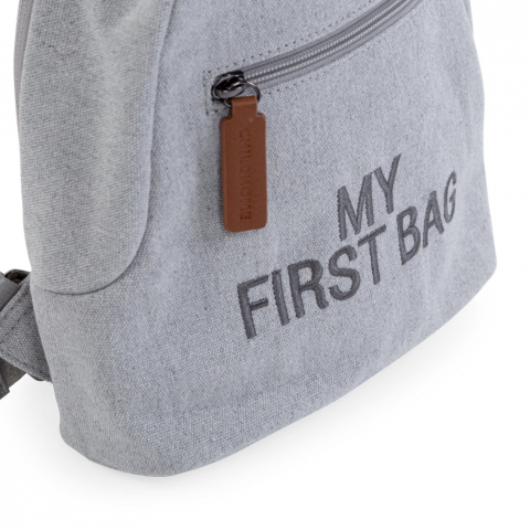 Rucsac pentru copii Childhome My First Bag Canvas Gri [2]