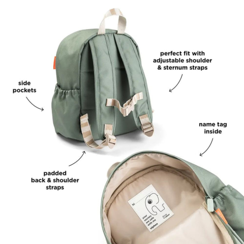 Rucsac pentru copii Done by Deer Playground Green 7,5L [2]