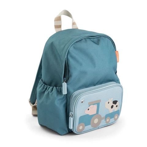 Done by Deer - Rucsac pentru copii Done by Deer Tiny Farm Blue 7,5L