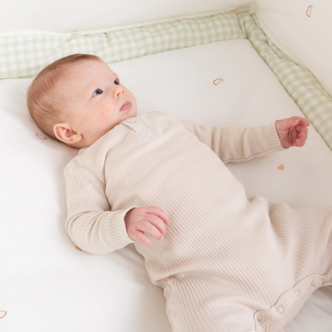 Salteluta de joaca Childhome 75x95 cm Jerse/Muselina Verde [2]