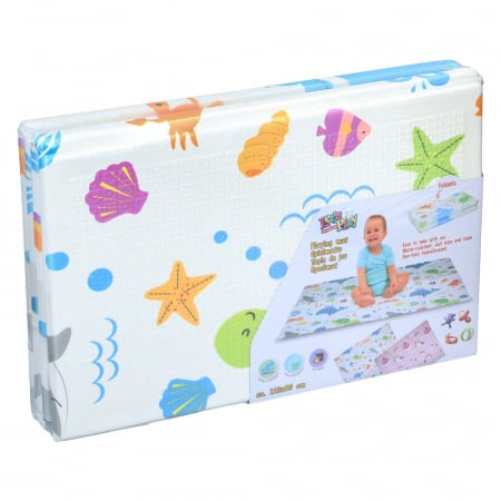 Salteluta de joaca pliabila Let's Play 120x90 cm Animale Marine [2]
