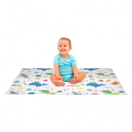 Salteluta de joaca pliabila Let's Play 120x90 cm Animale Marine [1]