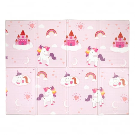 Let's Play - Salteluta de joaca pliabila Let's Play 120x90 cm Unicorn