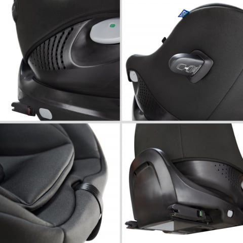 Scaun auto Graco rotativ 360 Turn2Me DLX i-Size Midnight [7]