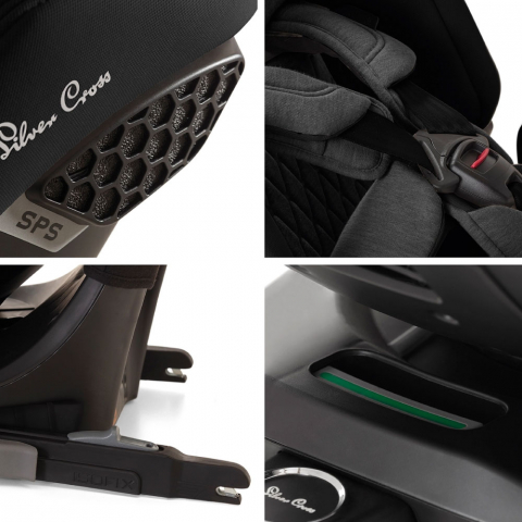 Scaun auto rotativ 360 Silver Cross Motion 2 All Size Glacier [5]