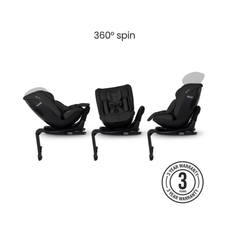 Scaun auto rotativ 360 Silver Cross Motion 3 All-Size Iconic Black [2]
