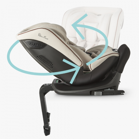 Scaun auto rotativ 360 Silver Cross Motion All Size Almond [4]