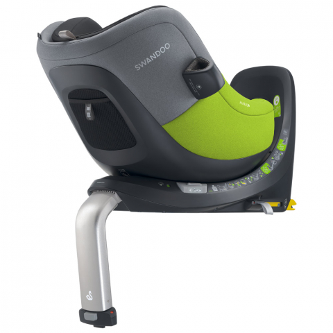 Scaun auto rotativ Swandoo Marie 5 i-Size Lime/Sesame Grey [3]