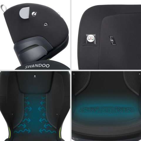 Scaun auto Swandoo Charlie i-Size Chia Black [5]