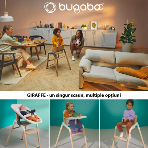 Scaun Bugaboo Giraffe Warm Wood/Grey [6]