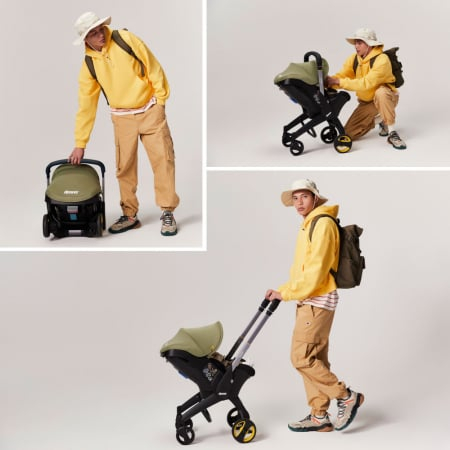 Scoica auto Doona i i-Size Desert Green 2 in 1 [6]