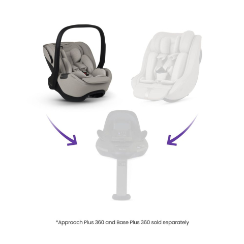 Scoica auto Silver Cross Glide Plus 360 Natural Taupe [9]