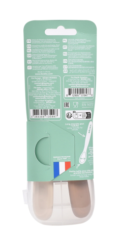 Set 2 lingurite silicon +4 luni Beaba Clay [1]