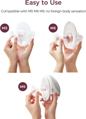Set 4 flanse 17 mm pentru pompe de san Momcozy M5, M6 si M9 [1]